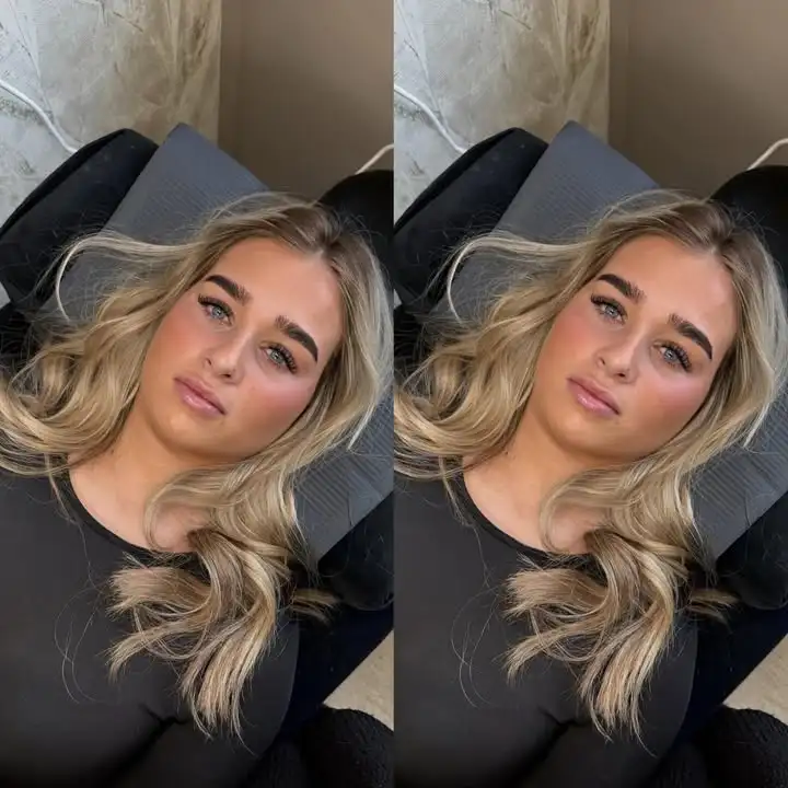 Resultaat van volume wimperextensions bij lash.melis