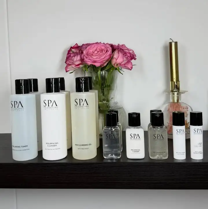 SPA Salonpro skincare producten in de salon van lash.melis
